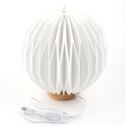 LAMPADA LED D20CM BASE   LEGNO