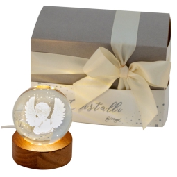 SFERA LUMINOSA D6CM ANGELO CAVO GIFTBOX