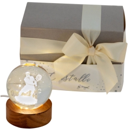 SFERA LUMINOSA D6CM TENNISTA CAVO GIFTBOX