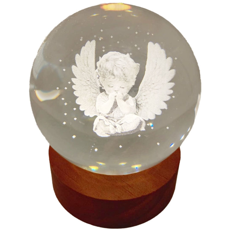 SFERA LUMINOSA D6CM ANGELO CAVO GIFTBOX 2
