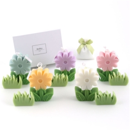 CANDELA MARGHERITA H11CM COLORI ASS.TI