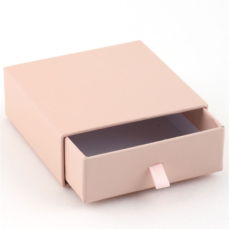 SCATOLA 12PZ ROSA 8X8X3CM CON CASSETTINO