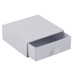 SCATOLA 12PZ BIANCA 8X8X3CM CON CASSETTINO