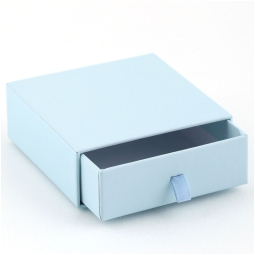 SCATOLA 12PZ AZZURRA     8X8X3CM CON CASSETTINO