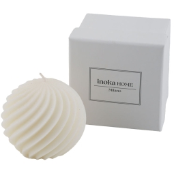 CANDELA SPIRALE D7,5CM   BIANCO