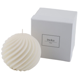 CANDELA SPIRALE D10CM    BIANCO