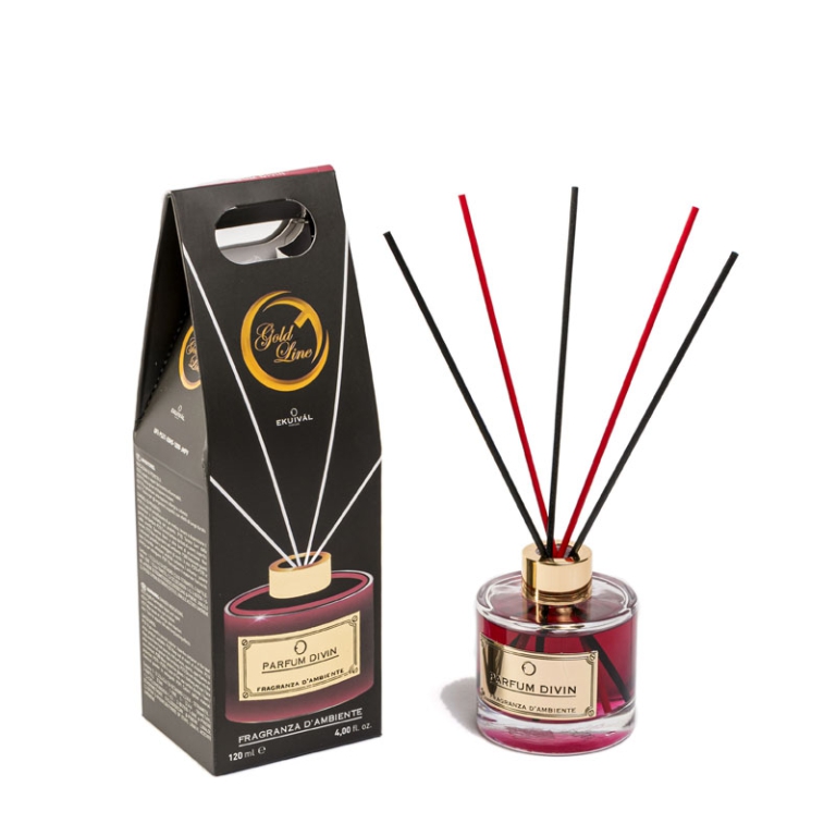 DIFFUSORE CON BASTONCINI 120ML PARFUM DIVIN