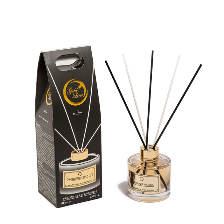 DIFFUSORE CON BASTONCINI 120ML GARDENIA BLANC