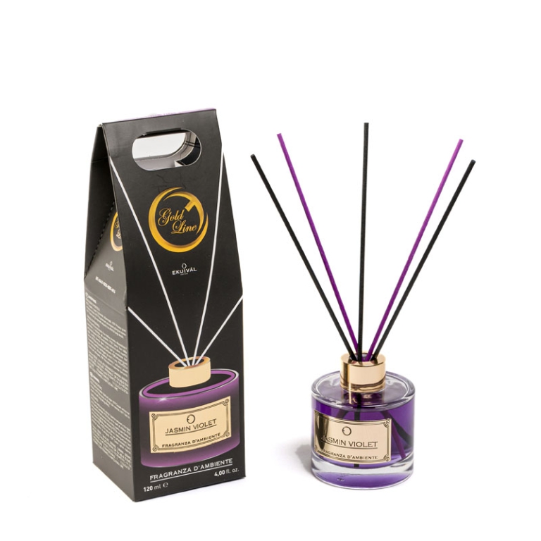 DIFFUSORE CON BASTONCINI 120ML JASMIN VIOLET