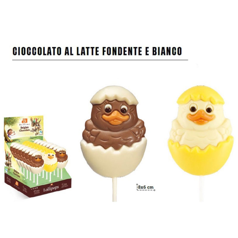 LECCA CIOCCOLATO 24PZ 25G PULCINO SAMANTHA 8X6CM