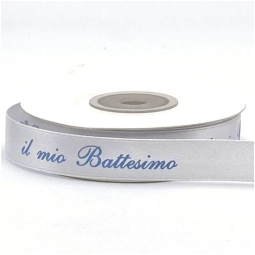 NASTRO RASO 15MMX25MT    BATTESIMO MASCHILE