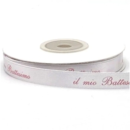 NASTRO RASO 15MMX25MT    BATTESIMO FEMMINILE