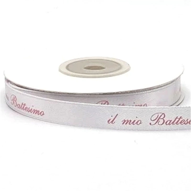 NASTRO RASO 15MMX25MT    BATTESIMO FEMMINILE