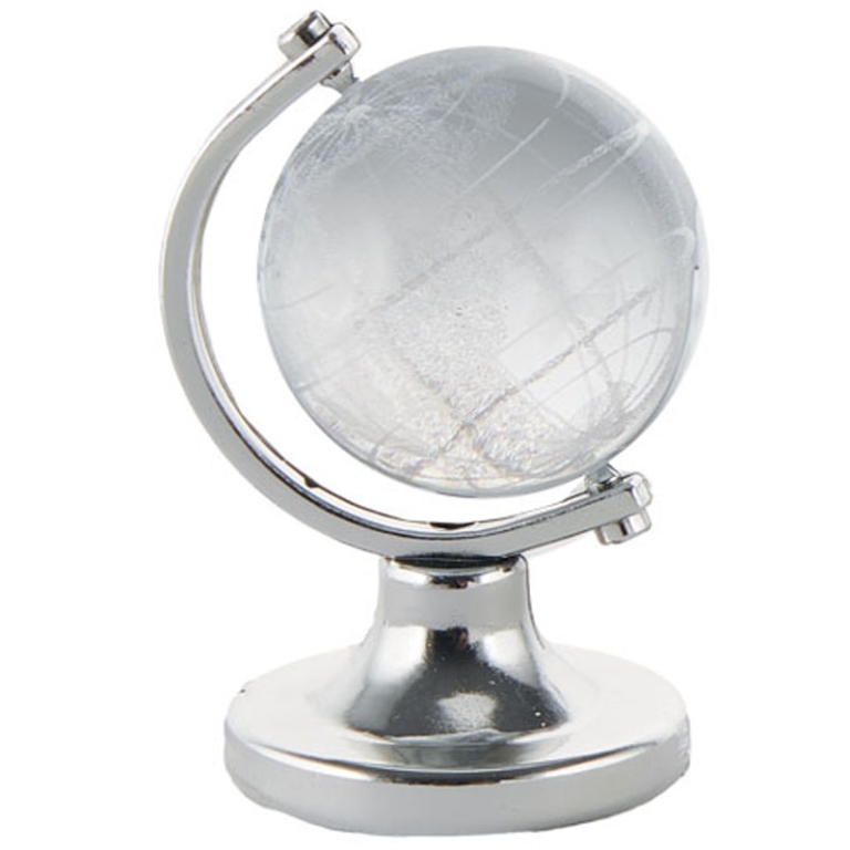 DECORO MAPPAMONDO SFERA LED H6CM