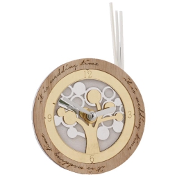 DIFFUSORE CON OROLOGIO ALBERO VITA LEGNO + PLEX