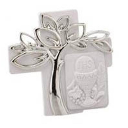 DECORO CROCE CALICE       SILVER GIFTBOX