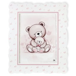 QUADRO ORSETTI ROSA 48X56,5CM