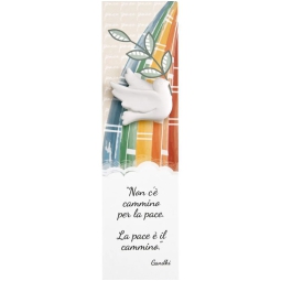 SEGNALIBRO CARTONCINO 6PZ CON  GESSO PACE 4X15CM