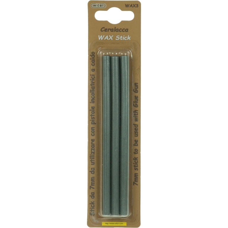 CERALACCA ARGENTO 7MM 13CM PER PISTOLA A CALDO 3PZ