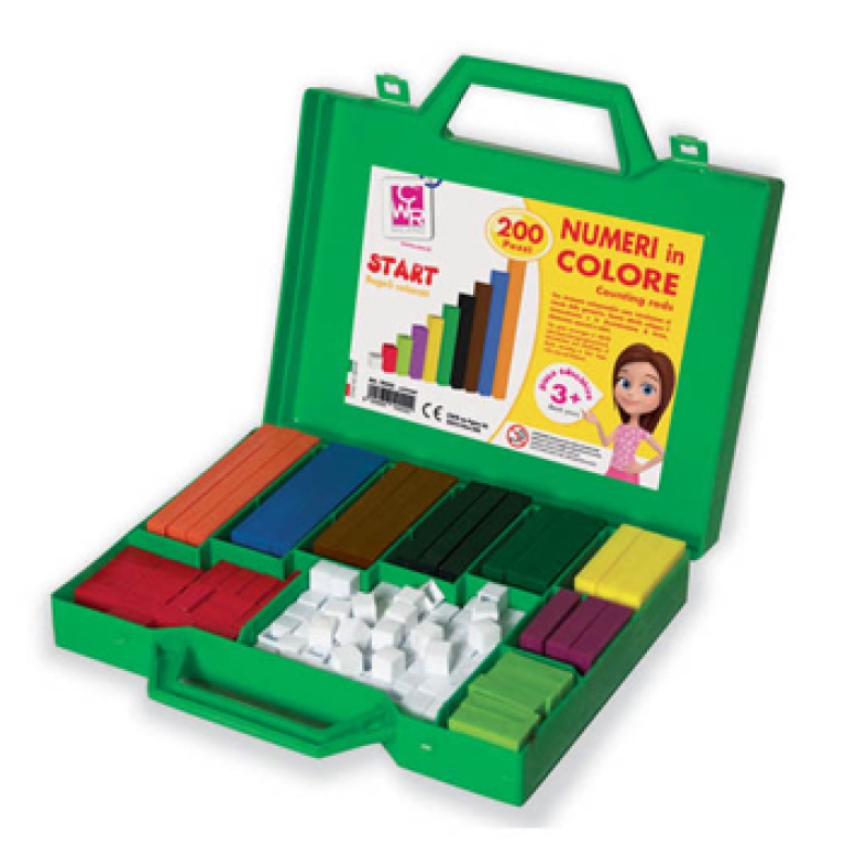 REGOLI COLORATI IN VALIGETTA 200PZ
