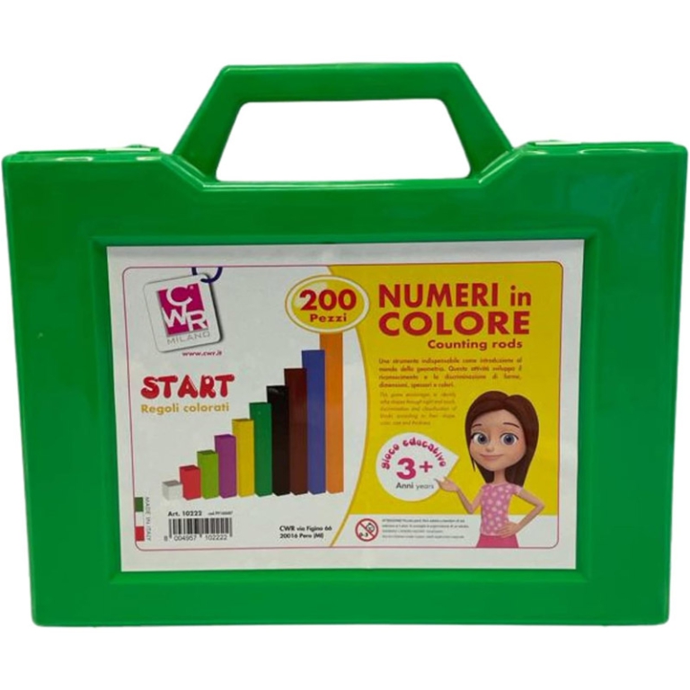 REGOLI COLORATI IN VALIGETTA 200PZ 3