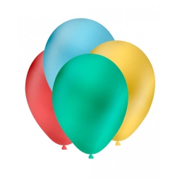 PALLONCINI METAL 100PZ 30CM ASSORTITI BIO