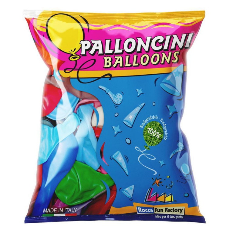 PALLONCINI PASTELLO 100PZ 33CM ASSORTITI 2