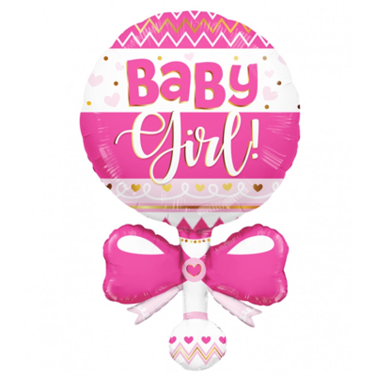 PALLONCINO MYLAR 90CM SONAGLIO BABY GIRL