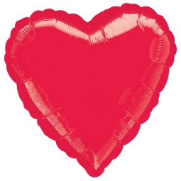 PALLONCINO MYLAR 45CM CUORE ROSSO