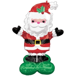 PALLONCINO MYLAR BABBO   NATALE 135CM