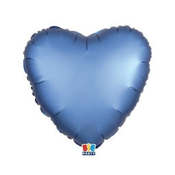 PALLONCINO MYLAR 46CM CUORE BLU SCURO