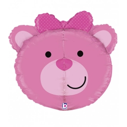 PALLONCINO MYLAR 69CM ORSO BABY GIRL