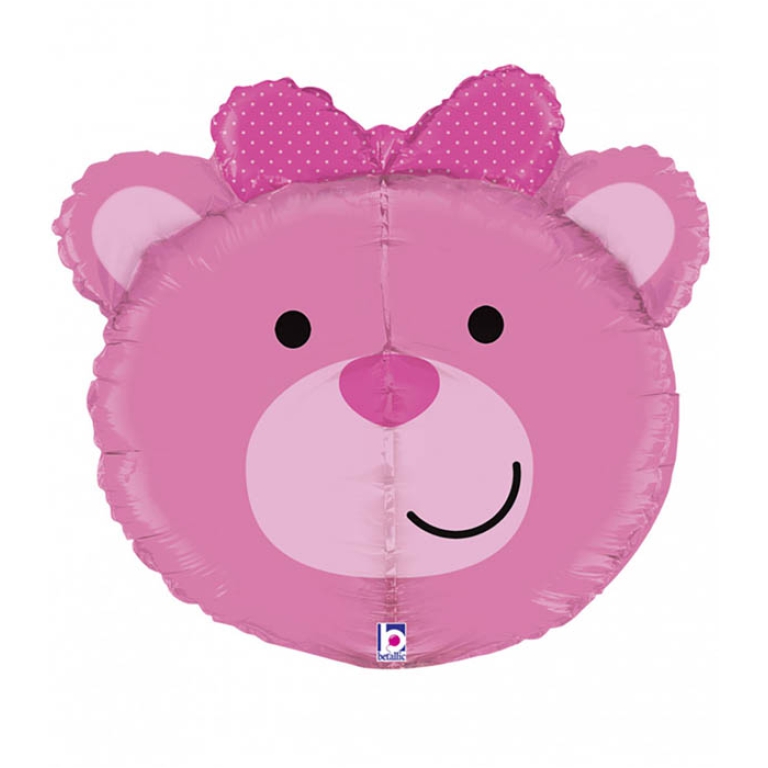 PALLONCINO MYLAR 69CM ORSO BABY GIRL