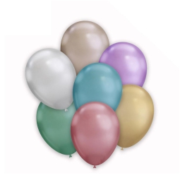 PALLONCINI METAL 50PZ 33CM COLORI ASSORTITI BIO