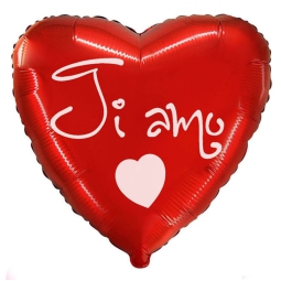 PALLONCINO MYLAR 46CM    CUORE TI AMO