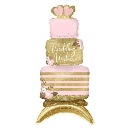 PALLONCINO MYLAR 30X63CM TORTA WEDDING