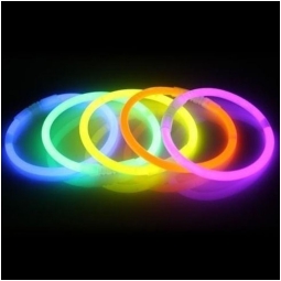 BRACCIALETTI LUMINOSI    100PZ COLORI ASSORTITI