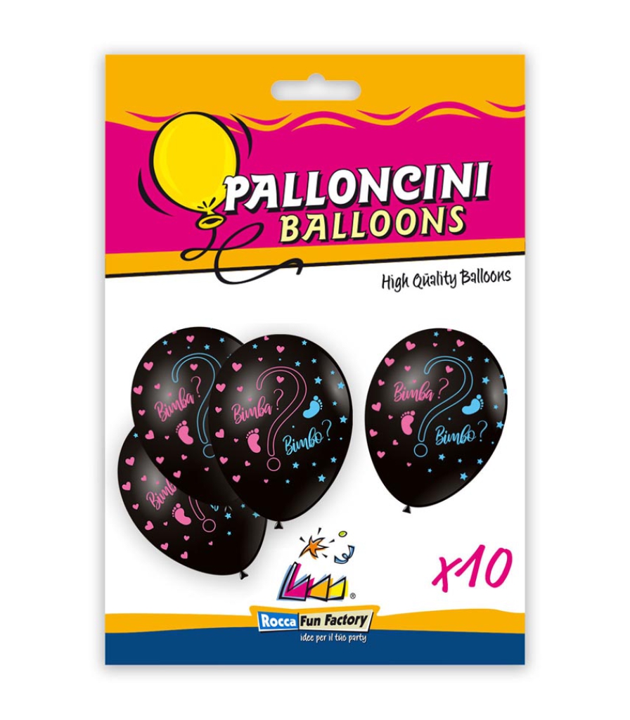 PALLONCINI 10PZ 31CM BABY SHOWER: vendita ingrosso con consegna veloce