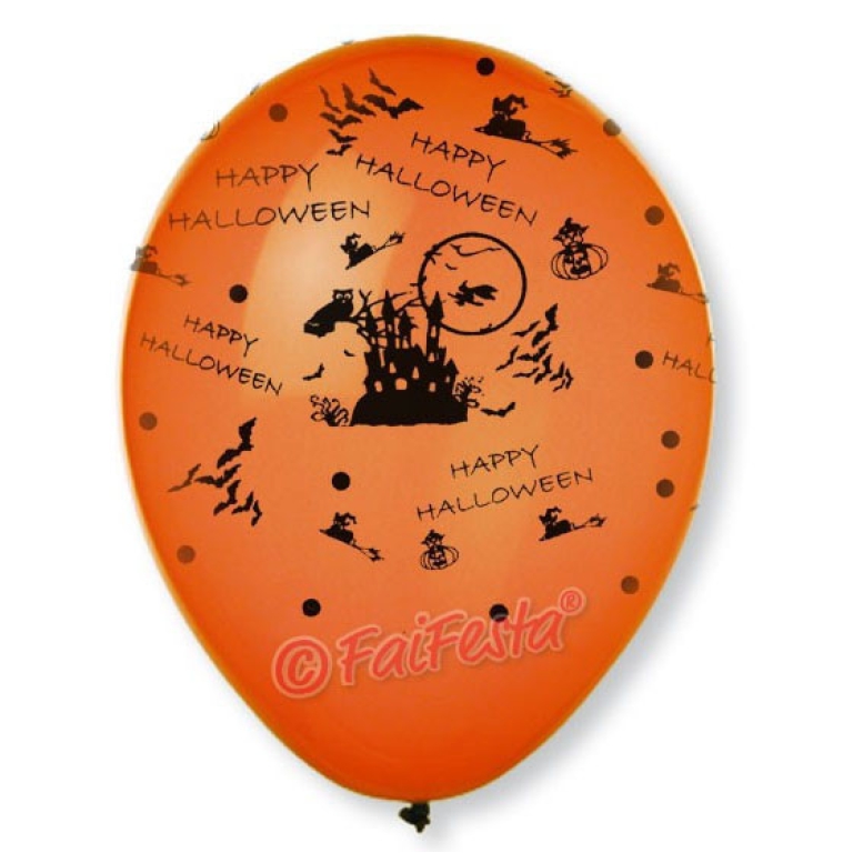 PALLONCINI HALLOWEEN 10PZ 31CM