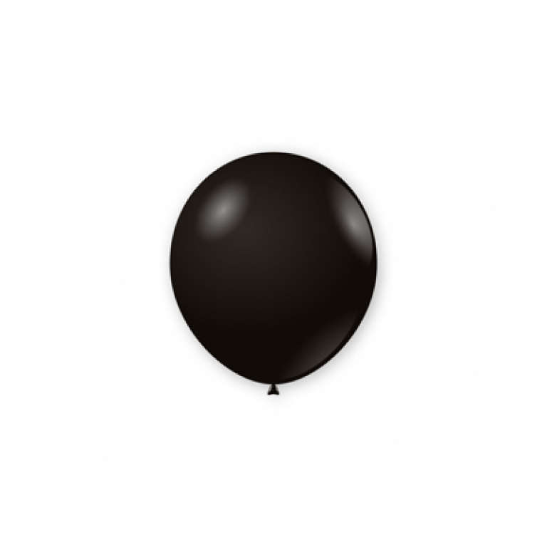 PALLONCINI PASTELLO 100PZ 13CM NERO BIO
