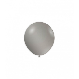 PALLONCINI METALIZZATI 100PZ 13CM ARGENTO 68