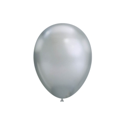 PALLONCINI 50PZ 30CM SOFT LINE ARGENTO BIO