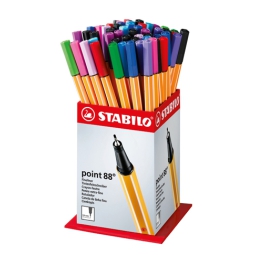 STABILO POINT 88 60PZ    12 COLORI ASSORTITI