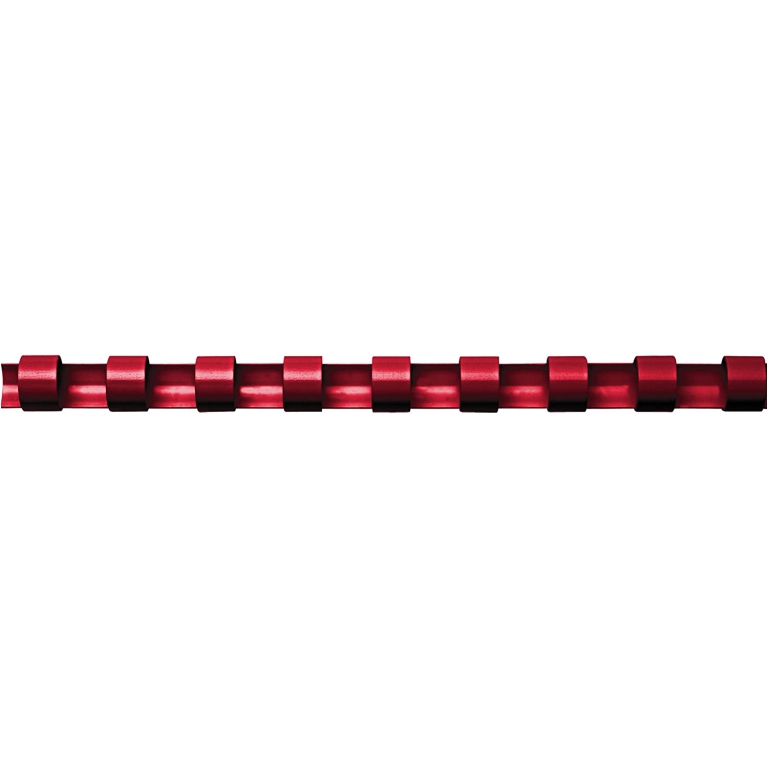 SPIRALI  8MM 100PZ ROSSO PLASTICA