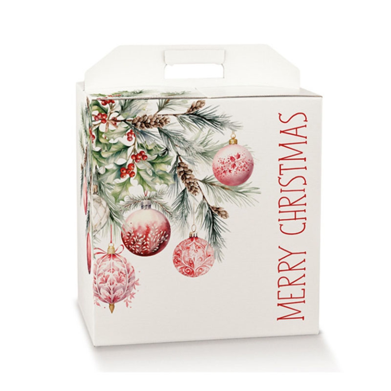 SCATOLA ADDOBBI NATALE 280X200X350 PAN+BOT.