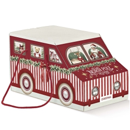 SCATOLA MARKET ROSSO 2PZ 310X150X160 FURGONCINO