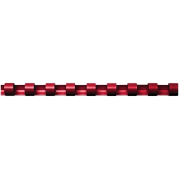 SPIRALI 10MM 100PZ ROSSO PLASTICA