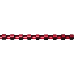 SPIRALI 12MM 100PZ ROSSO PLASTICA
