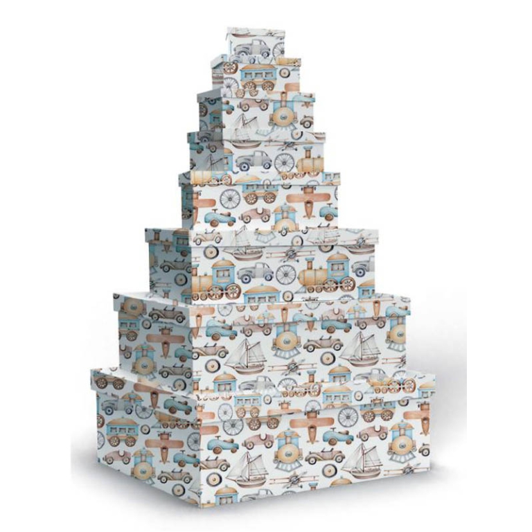 SET 8 SCATOLE BABY       DA 18 A 33 CM