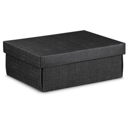 SCATOLE SETA NERO 5PZ    240X200X95 FONDO COPERCHIO EASY